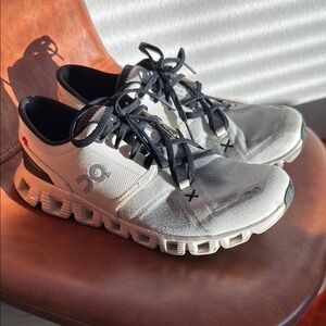 On Women’s White and Black Running Shoes